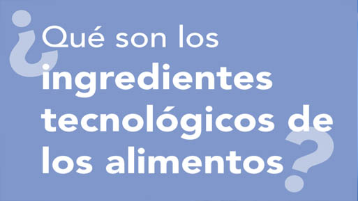 Ingredientes tecnológicos