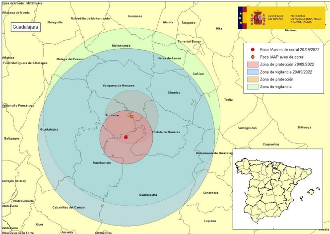 mapa gripe aviar