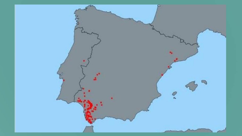 Mapa del virus de la fiebre del Nilo